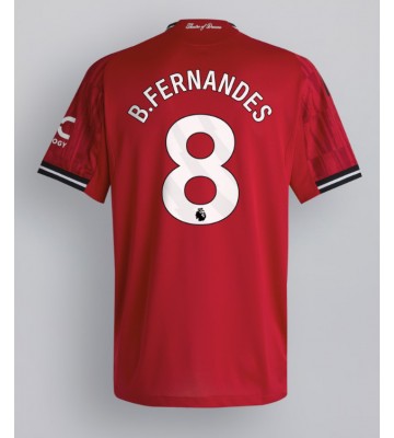 Manchester United Bruno Fernandes #8 Hjemmebanetrøje 2025-26 Kortærmet